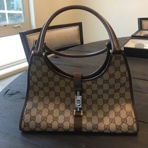 Gucci Authentic Jackie Bardot shoulder bag.